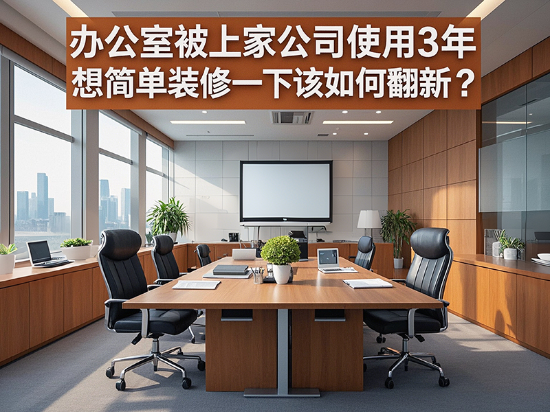 辦公室被上家公司使用3年，想簡單裝修一下該如何翻新？